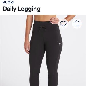 Vuori daily legging black large